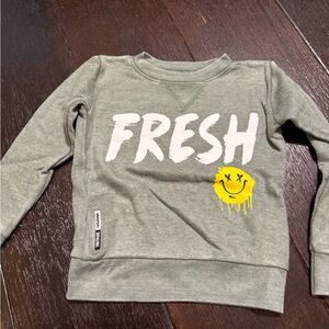 Vintage Havana Green 'Fresh' Kids Sweatshirt
